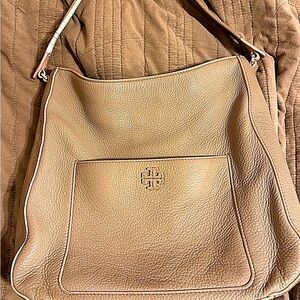 Tory Burch Tan Leather Shoulder Bag